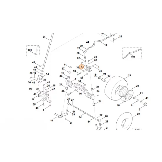 STIHL  Dźwignia 6170 703 6716